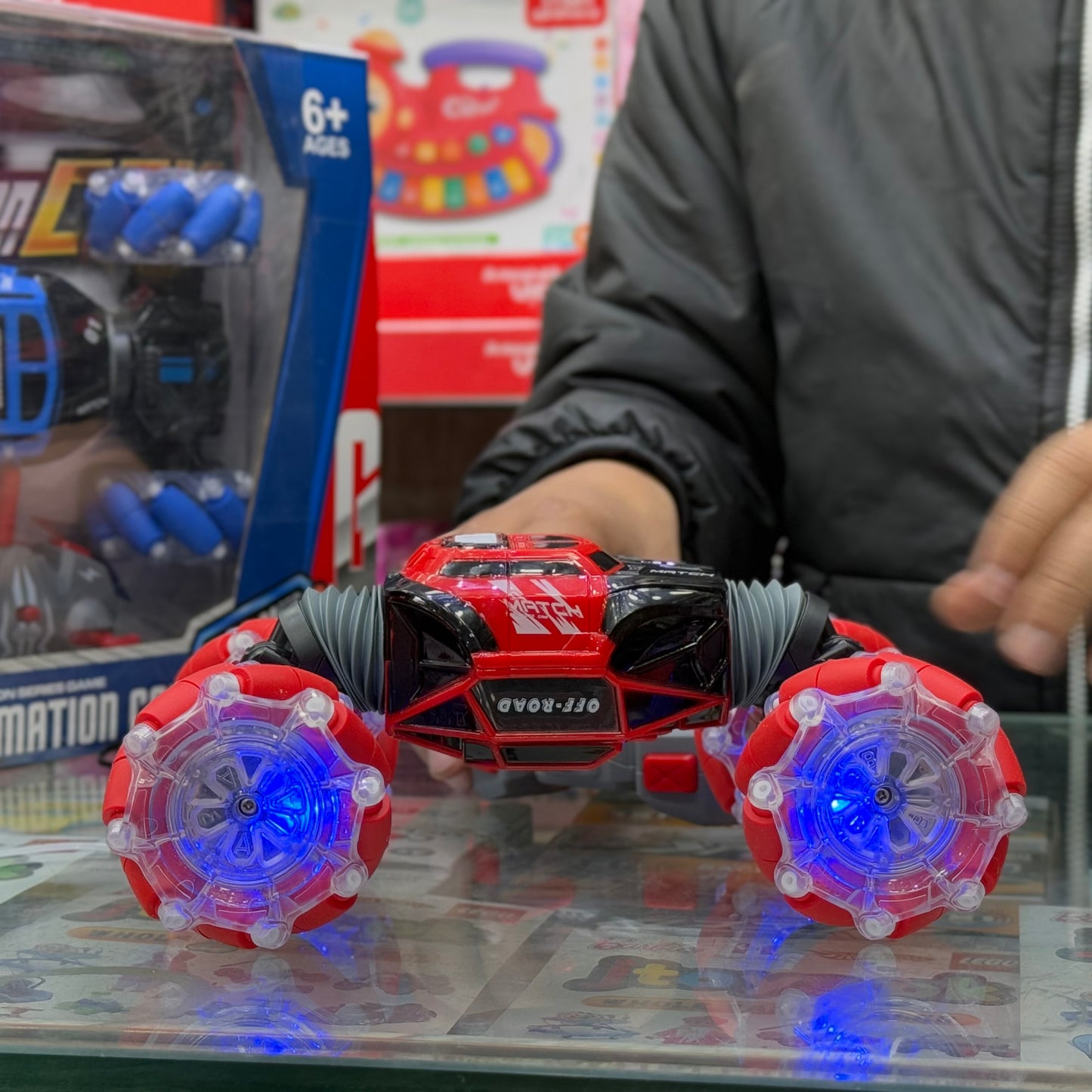 RC Watch Remote Deformation Car