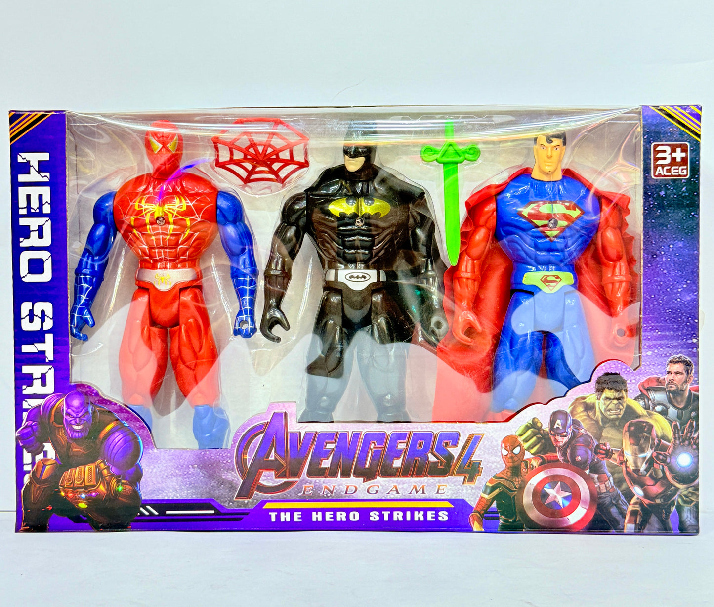 Spiderman characters set