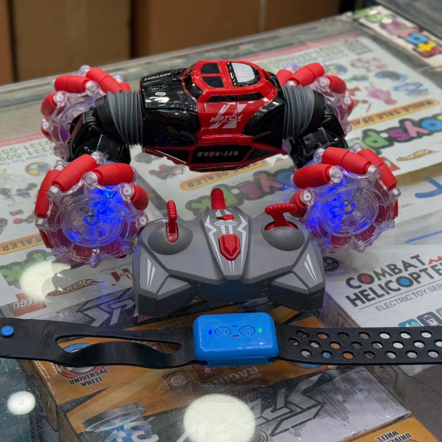 RC Watch Remote Deformation Car