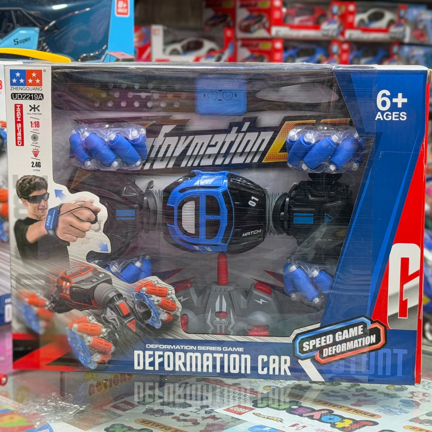 RC Watch Remote Deformation Car