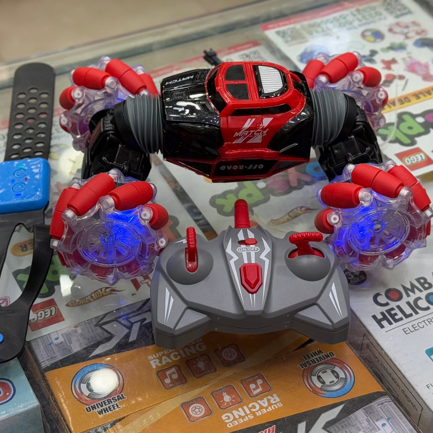 RC Watch Remote Deformation Car