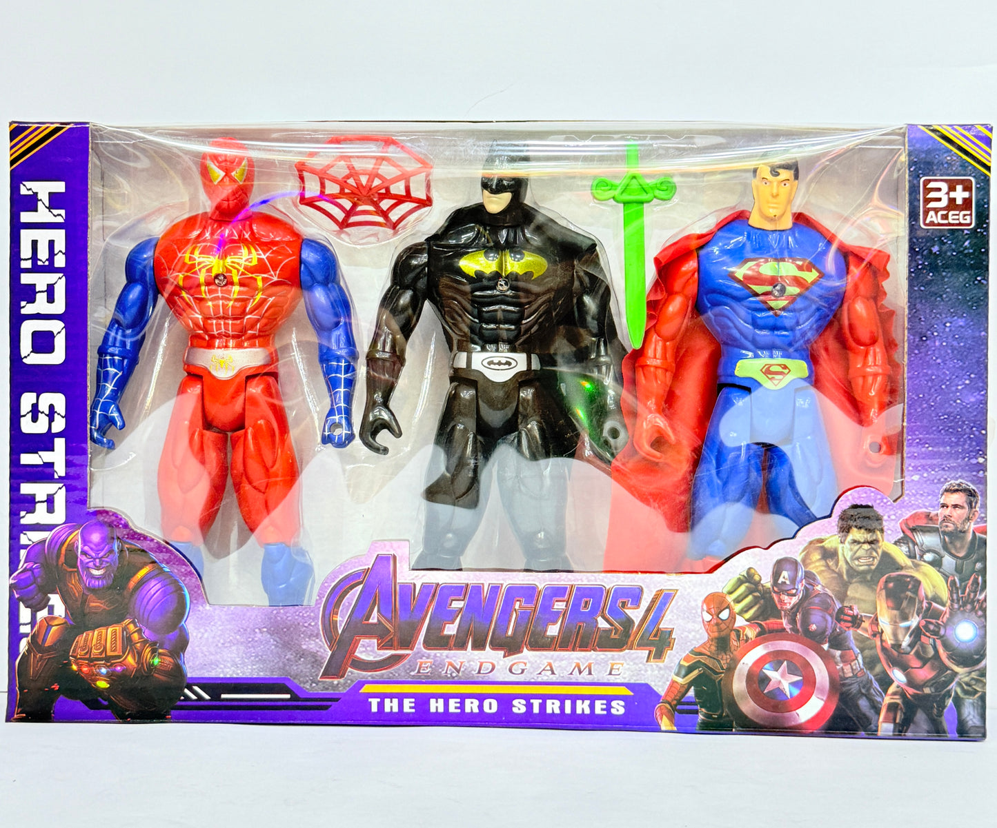 Spiderman characters set