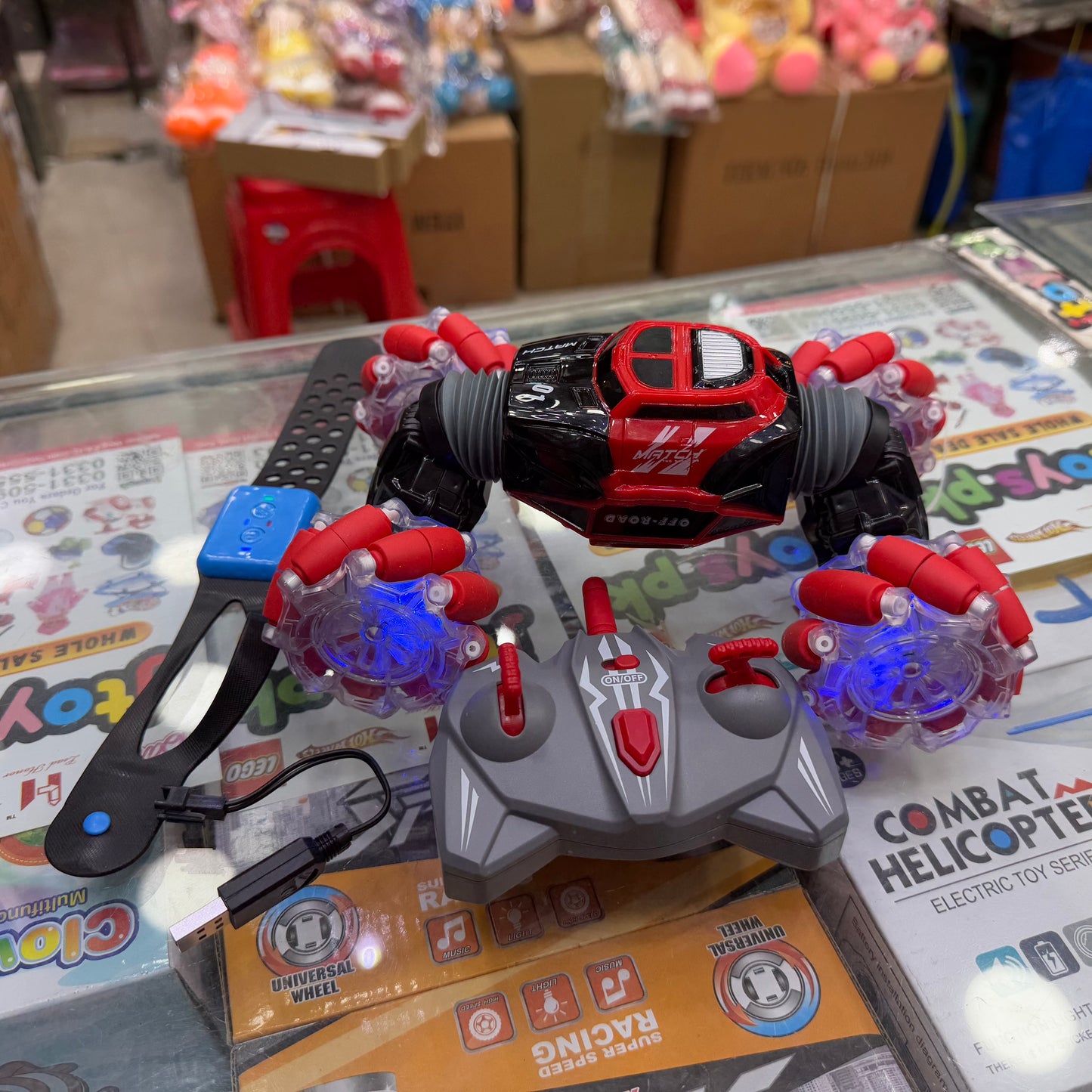 RC Watch Remote Deformation Car