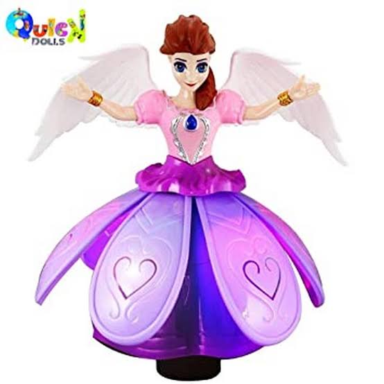 Angel doll for girls with music and light