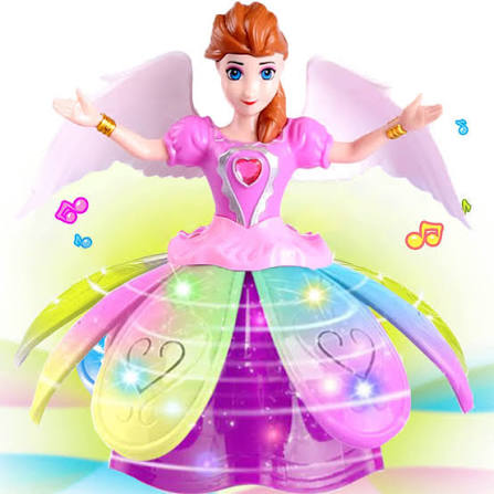Angel doll for girls with music and light