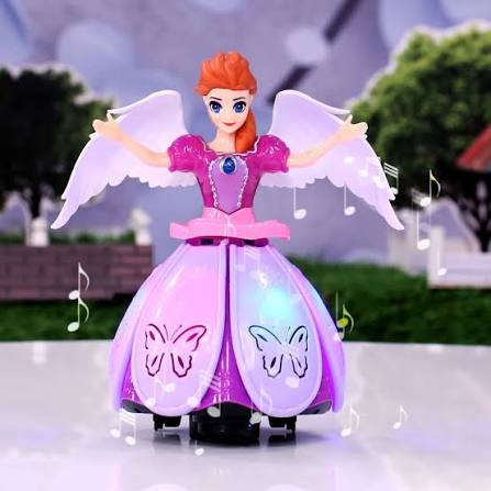 Angel doll for girls with music and light